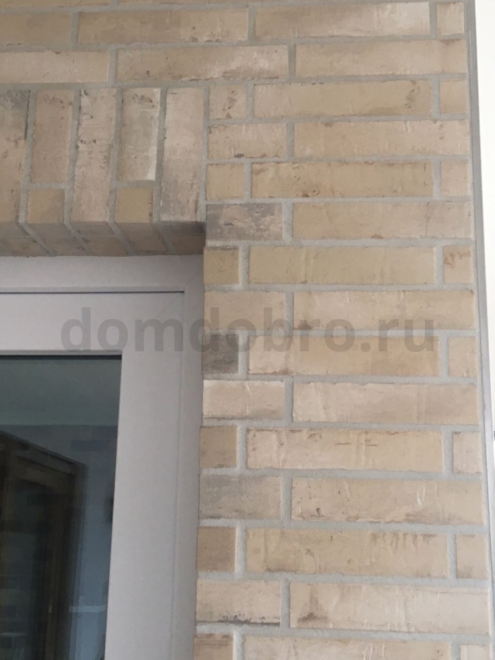 Клинкерная плитка для фасада Stroeher KONTUR EG 470 beige engobiert